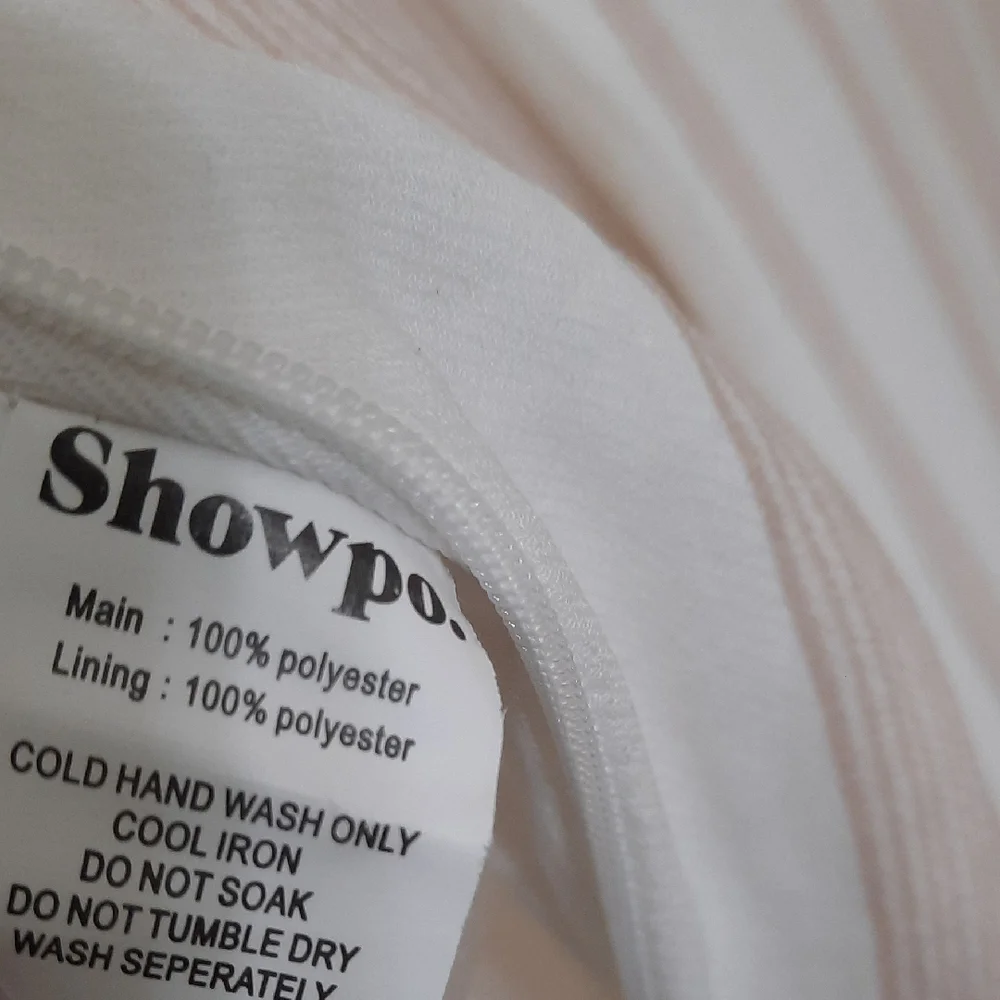 Showpo Camel and White Striped Maxi Jumpsuit. SZ 8 - Picture 15 of 15